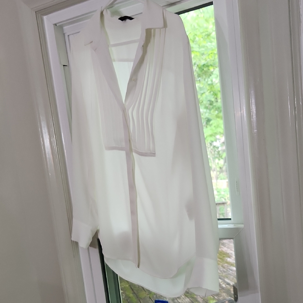 Cream J Crew Blouse 8